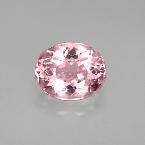 Tormalina naturale rosa da 1,65 ct, taglio ovale, VS