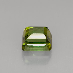 Tormalina naturale verde da 1,98 ct, taglio smeraldo, VVS-VS