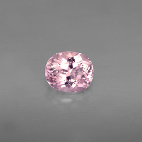 Tormalina naturale rosa da 1,13 ct, taglio ovale, VS
