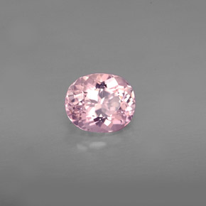 Tormalina naturale rosa da 1,13 ct, taglio ovale, VS