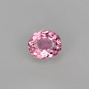 Tormalina naturale rosa da 0,79 ct, taglio ovale, VVS-VS