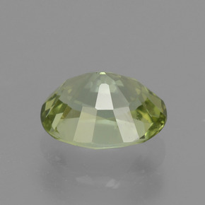 Tormalina naturale verde da 1,06 ct, taglio ovale, VVS-VS