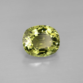 Tormalina naturale verde da 1,57 ct, taglio ovale, VVS-VS