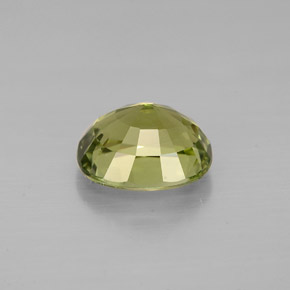 Tormalina naturale verde da 1,57 ct, taglio ovale, VVS-VS