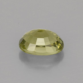 Tormalina naturale verde da 0,99 ct, taglio ovale, VVS