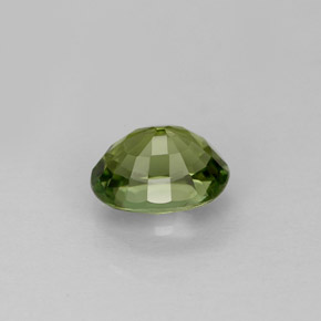 Tormalina naturale verde da 1,03 ct, taglio ovale, VVS