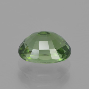 Tormalina naturale verde da 1,07 ct, taglio ovale, VVS