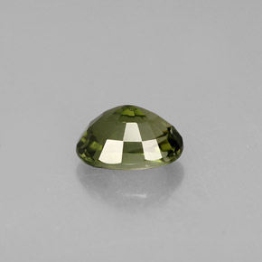 Tormalina naturale verde da 1,04 ct, taglio ovale, VS
