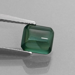Tormalina naturale verde da 1,45 ct, trasparente, trasparente/traslucido