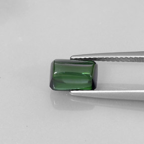 Tormalina naturale verde da 1,90 ct, trasparente, trasparente/traslucido