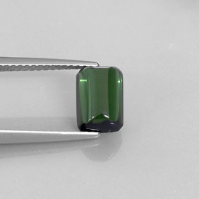 Tormalina naturale verde da 1,90 ct, trasparente, trasparente/traslucido