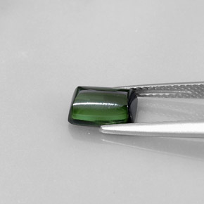 Tormalina naturale verde da 1,90 ct, trasparente, trasparente/traslucido