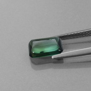 Tormalina naturale verde da 1,69 ct, trasparente, trasparente/traslucido