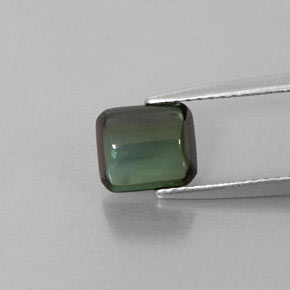 Tormalina naturale verde da 1,66 ct, trasparente, trasparente/traslucido