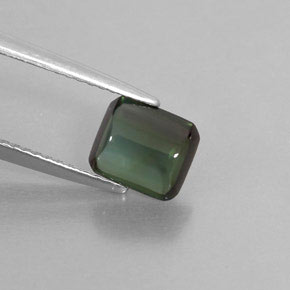 Tormalina naturale verde da 1,66 ct, trasparente, trasparente/traslucido