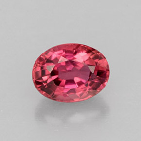 Tormalina naturale rosa da 1,33 ct, taglio ovale, VVS-VS