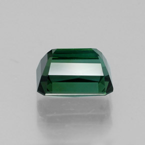 Tormalina naturale verde da 1,14 ct, taglio smeraldo, VVS
