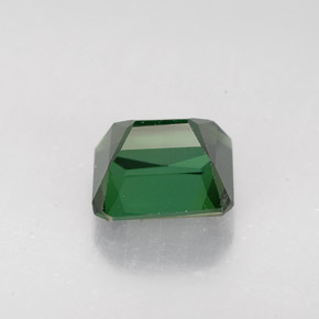 Tormalina naturale verde da 2,08 ct, taglio smeraldo, VVS