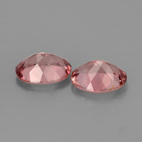 Tormalina naturale rosa da  ct, taglio ovale, VVS