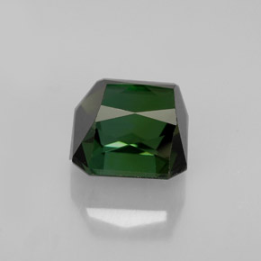 Tormalina naturale verde da 2,14 ct, taglio smeraldo, VVS