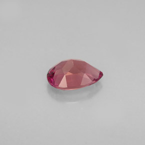 Tormalina naturale rosa da 0,64 ct, taglio a pera, VVS-VS