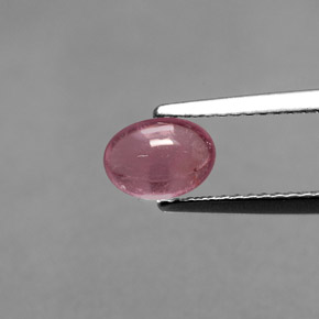 Tormalina naturale rosa da 0,97 ct, trasparente, trasparente/traslucido