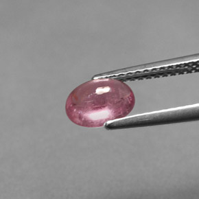 Tormalina naturale rosa da 0,97 ct, trasparente, trasparente/traslucido