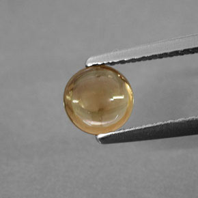 Tormalina naturale giallo da 0,74 ct, trasparente, trasparente/traslucido