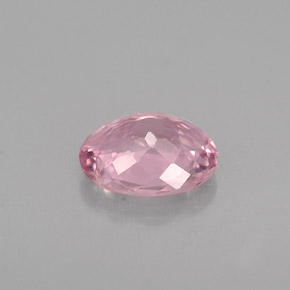 Tormalina naturale rosa da 0,69 ct, taglio ovale, VVS
