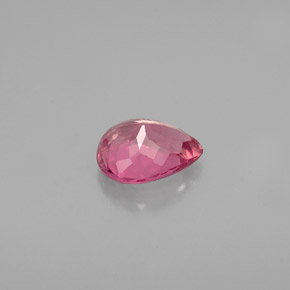Tormalina naturale rosa da 0,66 ct, taglio a pera, VS