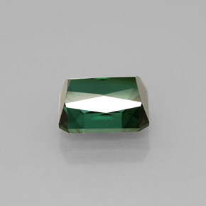 Tormalina naturale verde da 2,04 ct, taglio smeraldo, VS