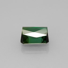 Tormalina naturale verde da 1,83 ct, taglio smeraldo, VVS-VS