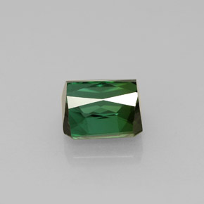 Tormalina naturale verde da 1,98 ct, taglio smeraldo, VVS-VS