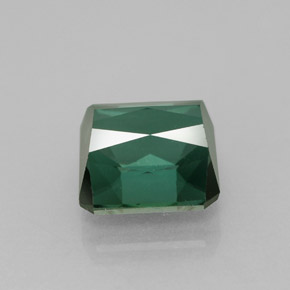 Tormalina naturale verde da 1,81 ct, taglio smeraldo, VVS-VS
