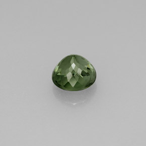 Tormalina naturale verde da 0,93 ct, taglio rotondo, VVS