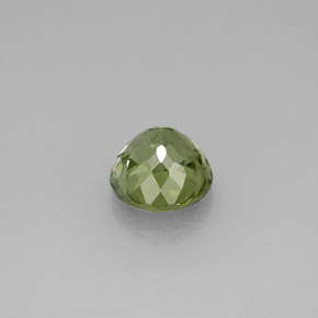 Tormalina naturale verde da 1,47 ct, taglio rotondo, VVS
