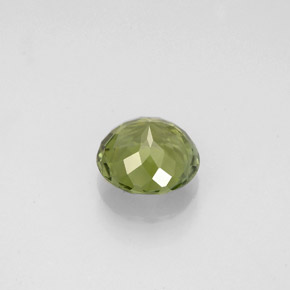 Tormalina naturale verde da 1,15 ct, taglio rotondo, VVS-VS