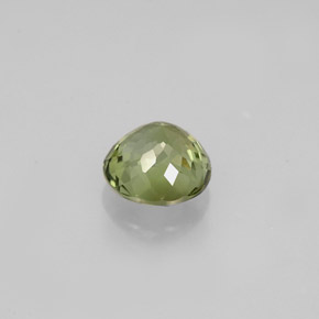 Tormalina naturale verde da 0,74 ct, taglio rotondo, VVS-VS