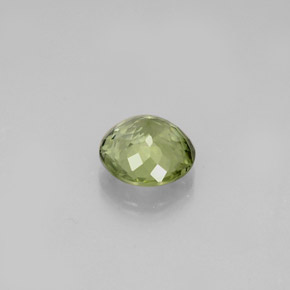 Tormalina naturale verde da 0,68 ct, taglio rotondo, VVS