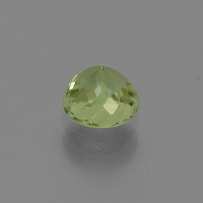 Tormalina naturale verde da 0,76 ct, taglio rotondo, VVS