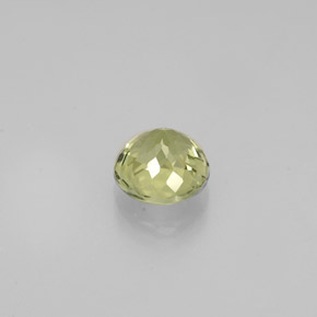 Tormalina naturale verde da 0,62 ct, taglio rotondo, VVS