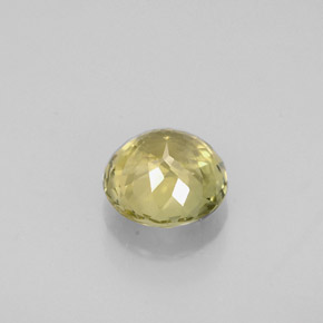 Tormalina naturale verde da 0,89 ct, taglio rotondo, VVS