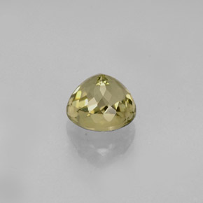 Tormalina naturale oro da 0,82 ct, taglio rotondo, VVS