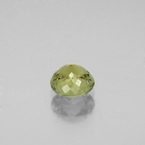 Tormalina naturale verde da 0,58 ct, taglio rotondo, VS