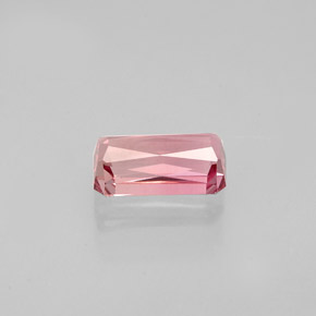 Tormalina naturale rosa da 0,89 ct, taglio smeraldo, VVS