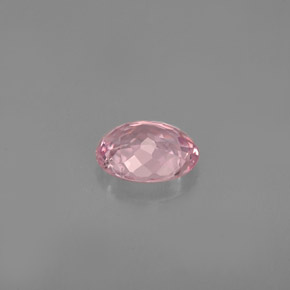 Tormalina naturale rosa da 0,83 ct, taglio ovale, VS