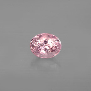 Tormalina naturale rosa da 0,79 ct, taglio ovale, SI