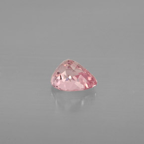 Tormalina naturale rosa da 0,61 ct, taglio a pera, VVS-VS
