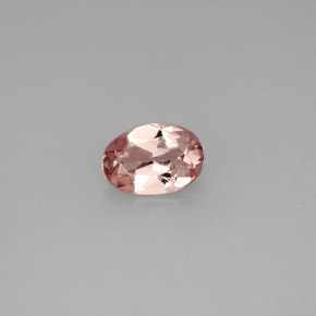 Tormalina naturale rosa da 0,64 ct, taglio ovale, VVS-VS