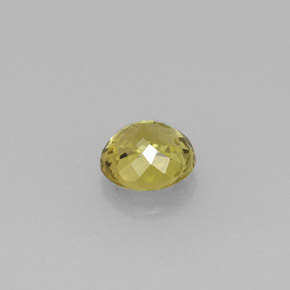 Tormalina naturale giallo da 0,53 ct, taglio rotondo, VS